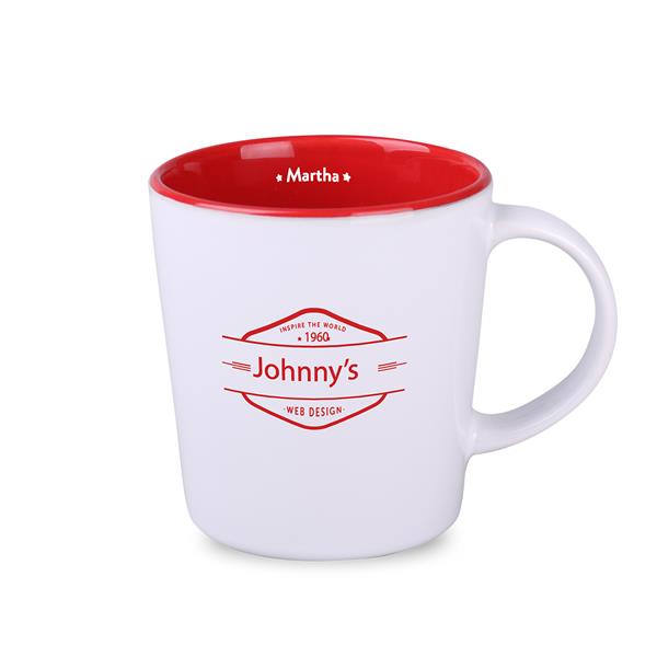 Berg Duo 380ml biały/czerwony