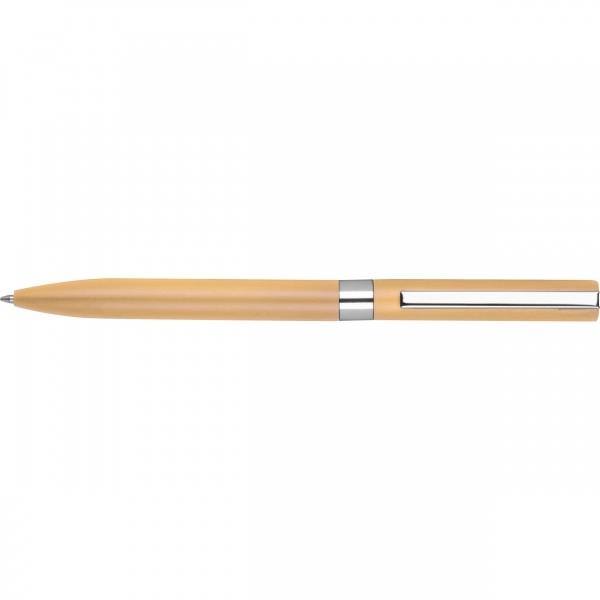 Długopis aluminiowy żelowy HUELVA - beżowy