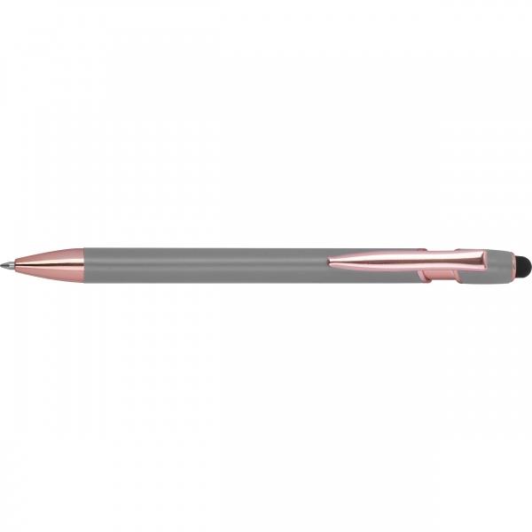 Długopis żelowy z recyklingu BELO HORIZONTE - szary