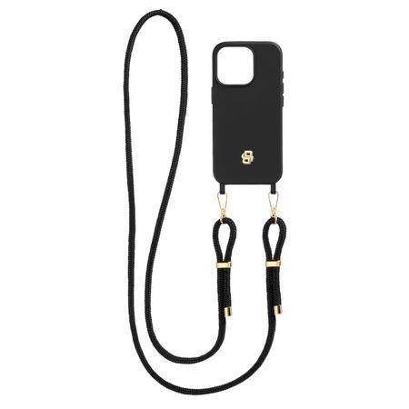 Etui na iPhonea 16 Pro Double B Czarno-złote