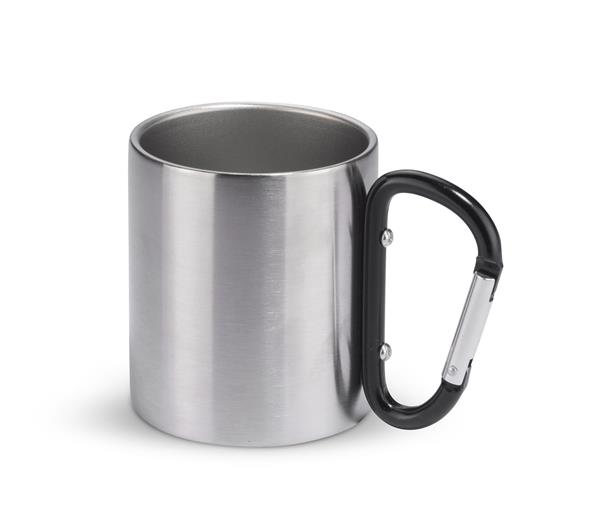 Kubek z karabińczykiem CAMPIC 200 ml