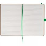 Notes A5 z papieru z recyklingu BOURNEMOUTH - zielony