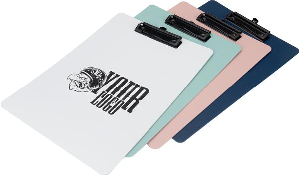 Podkładka do pisania z klipsem - jasnoniebieski