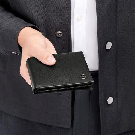 Portfel Double B Saffiano Black