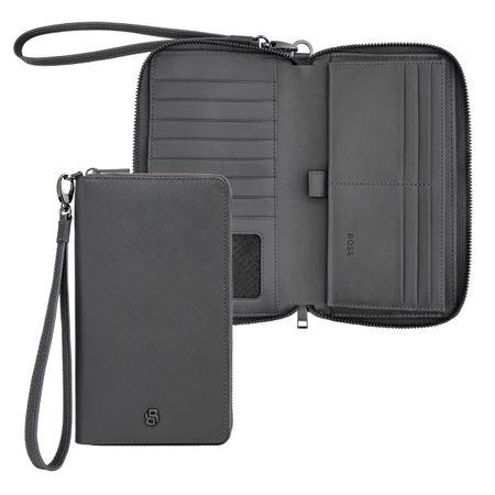 Portfel podróżny Double B Saffiano Grey