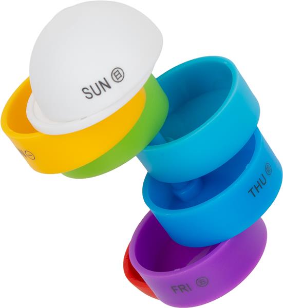 Pudełko na leki - wielokolorowy