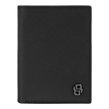 Składany portfel na karty Double B Saffiano Black