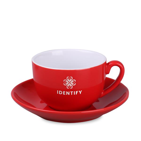 Sonata Premium 220ml czerwony/biały