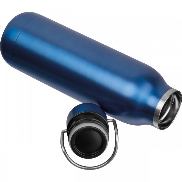 Stalowa butelka na wodę BORGHOLM 600 ml - niebieski