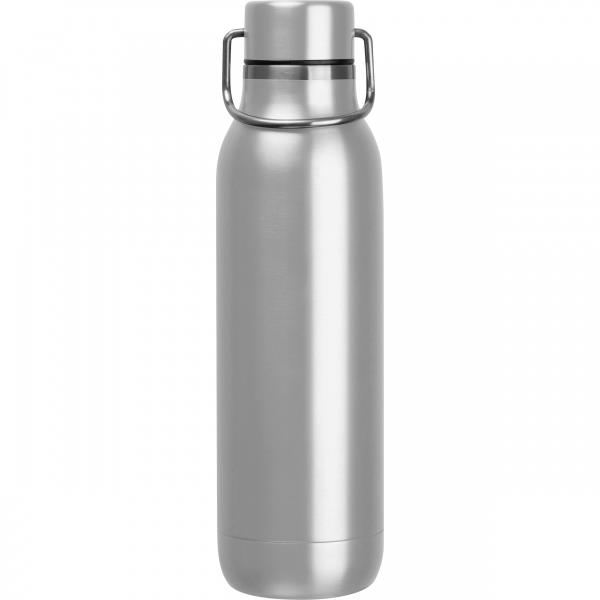 Stalowa butelka na wodę BORGHOLM 600 ml - szary