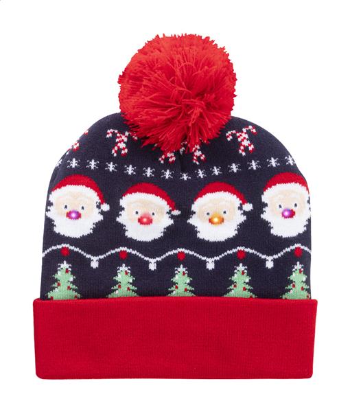 Świąteczna czapka zimowa LED, Święty Mikołaj Norrsken