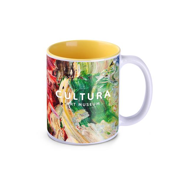 Tomek Art Solid 300ml biały/żółty