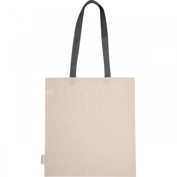 Torba na zakupy z bawełny z recyklingu CAMBRIDGE - czarny