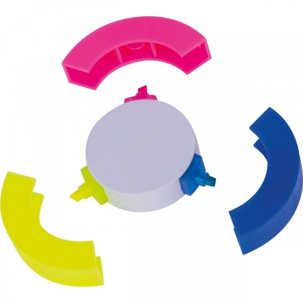 Zakreślacz 3w1 ANDORRA - wielokolorowy