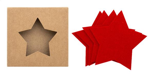 Zestaw podkładek świątecznych RPET Vagnes