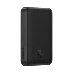 Baseus Magnetic Mini powerbank z ładowaniem indukcyjnym MagSafe 15W / szybkie ładowanie PD QC 20W 10000mAh czarny (Overseas Edition) + Xiaobai Series kabel USB-C - USB-C 60W 3A 0.5m czarny