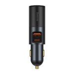 Baseus Share Together ładowarka samochodowa USB / USB Typ C / gniazdo zapalniczki 120W Quick Charge Power Delivery szary (CCBT-C0G)