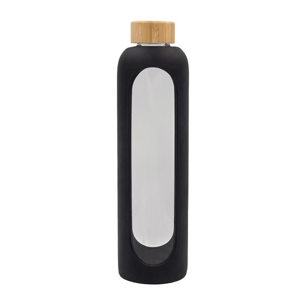 Butelka ze szkła borokrzemowego Richmond 1100 ml, czarny