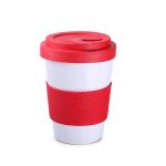 Coffee Trip 350ml biały/czerwony