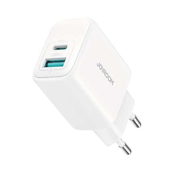 Ładowarka Joyroom JR-TCF21 sieciowa USB-C / USB-A 20W PD / QC 3.0 - biała