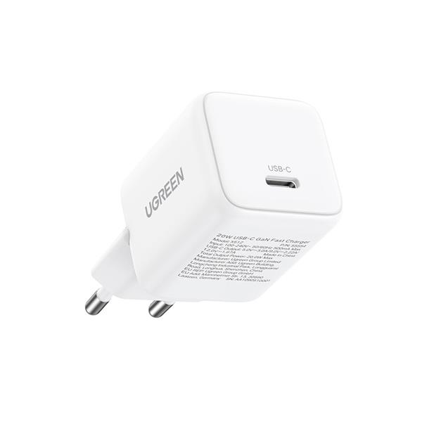 Ładowarka sieciowa Ugreen Nexode N Series X513 30W GaN 1x USB-C - biała