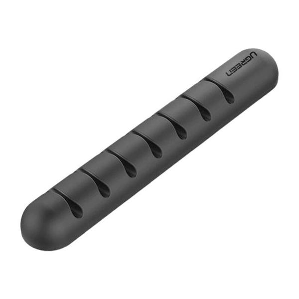 Organizer do kabli Ugreen LP114 samoprzylepny na 7 kabli - czarny