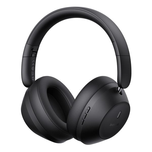 Słuchawki bezprzewodowe Baseus Bass 30 Max nauszne Bluetooth 5.3 - czarne