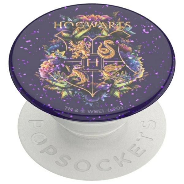 Uchwyt Popsockets 2 Glitter Hogwarts Floral i podstawka do telefonu