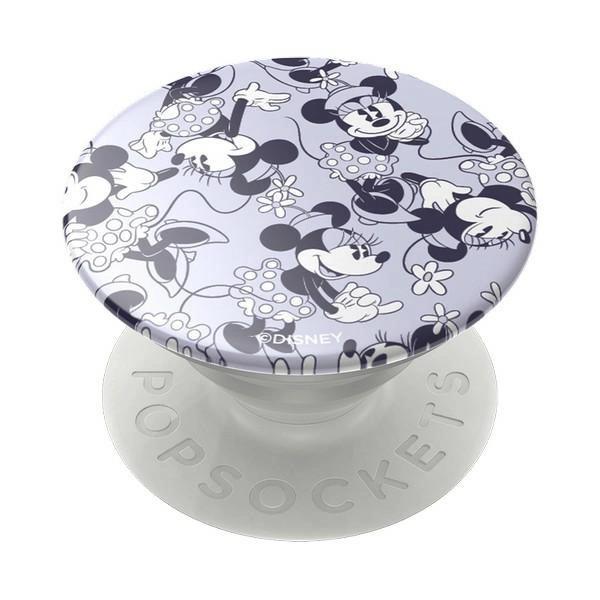 Uchwyt Popsockets 2 Minnie Lilac Pattern i podstawka do telefonu
