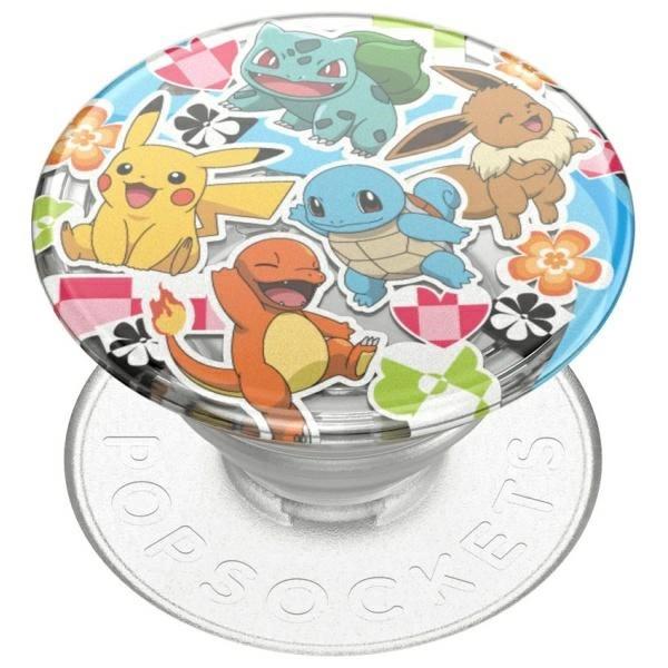Uchwyt Popsockets 2 Pokemon Multi Transparent i podstawka do telefonu