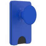 Uchwyt i podstawka do telefonu z portfelem Popsockets PopWallet+ PopGrip PW+ MS MagSafe - niebieski