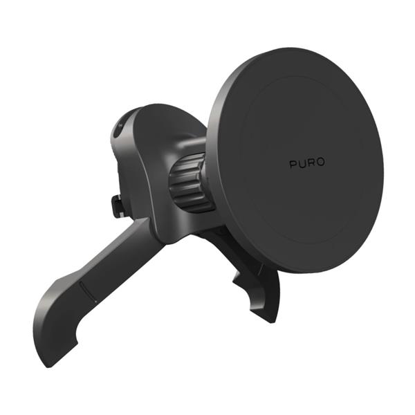 Uchwyt samochodowy Puro regulowany, kompatybilny z MagSafe - czarny