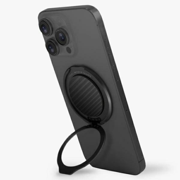 Uchwyt z podstawką UNIQ Gripfit 360 Magnetic Mount&Kickstand MagSafe - czarny