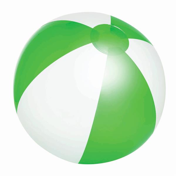 ATLANTIC SHINY - Nadmuchiwana piłka plażowa - biały, zielony