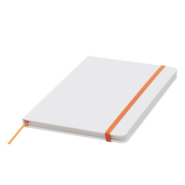 AUTHOR A5 - Notes AUTHOR w formacie A5 - biały, pomarańczowy