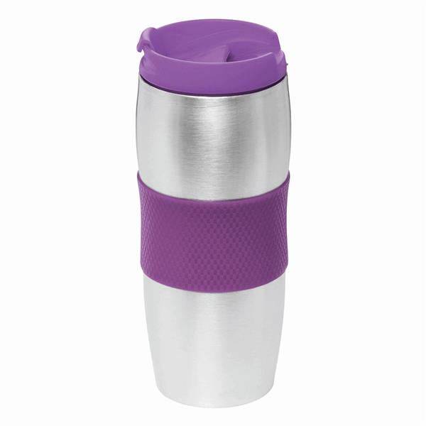 AU LAIT - Kubek termiczny - fioletowy, srebrny