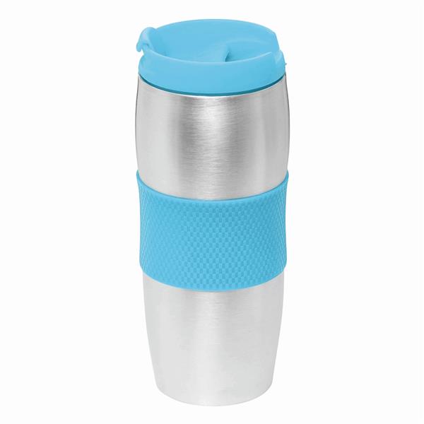 AU LAIT - Kubek termiczny - niebieski, srebrny