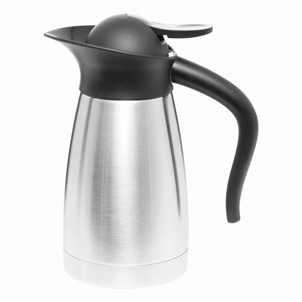 AWAKE - Dwuścienny dzbanek próżniowy - czarny, srebrny