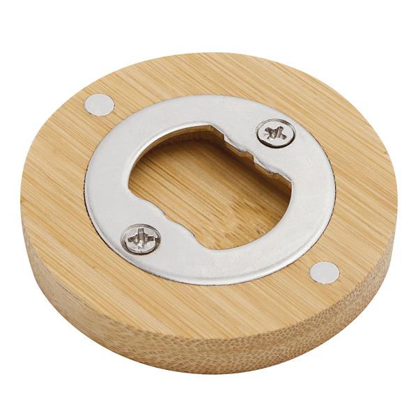 BAMBOO COIN - Otwieracz do butelek - brązowy, srebrny