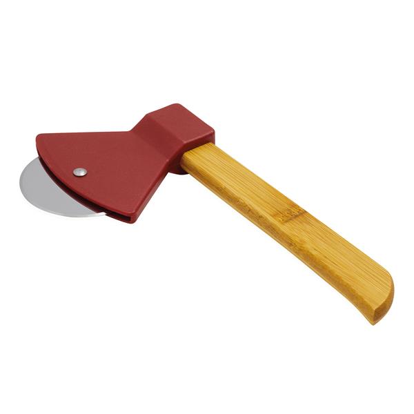 BAMBOO TIMBER - Nóż do pizzy - czerwony