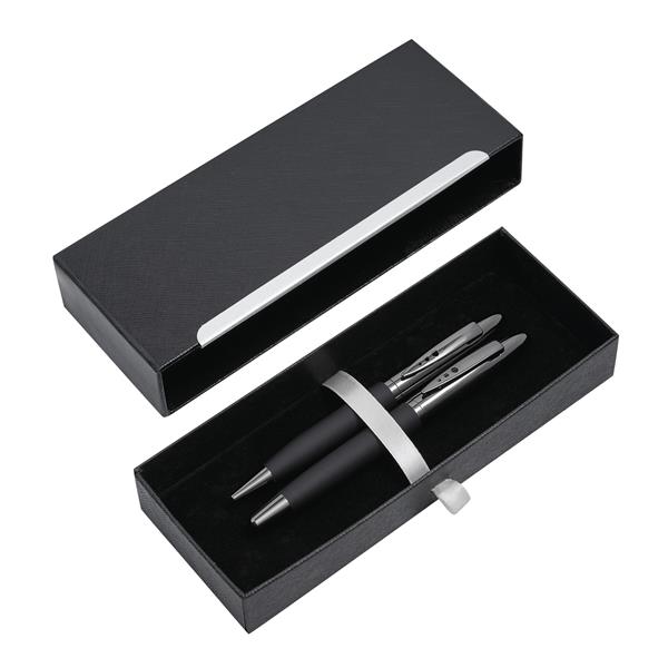 BLACK ELEGANCE - Zestaw do pisania - czarny