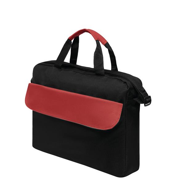 BRISTOL - Teczka na dokumenty - czarny, czerwony