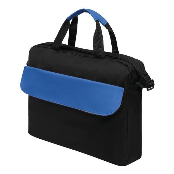 BRISTOL - Teczka na dokumenty - czarny, niebieski