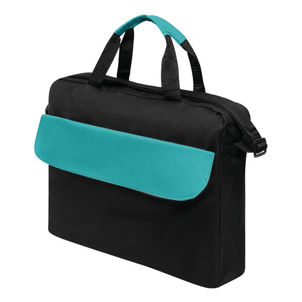 BRISTOL - Teczka na dokumenty - czarny, turkusowy