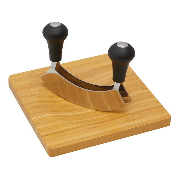 BUNCH - Zestaw do siekania ziół - brązowy, srebrny