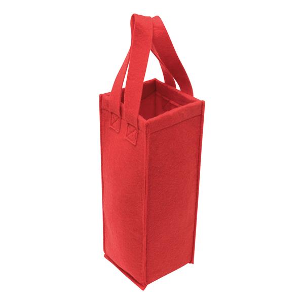 CABERNET - Filcowa torba na butelkę - czerwony