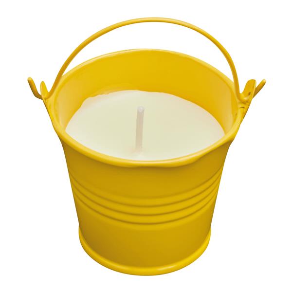 CLAM - Świeca w wiaderku - żółty