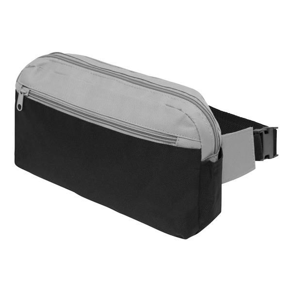 CLOSE-BY - Saszetka CLOSE BY - czarny, jasnoszary