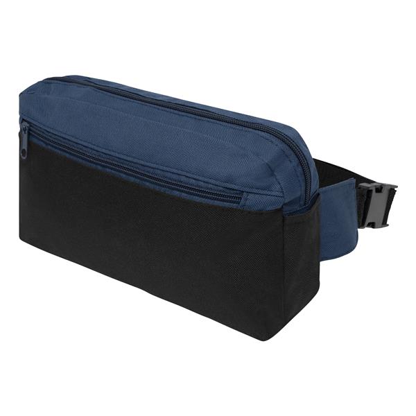 CLOSE-BY - Saszetka CLOSE BY - czarny, niebieski