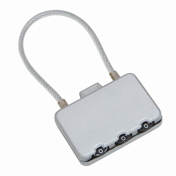 CLOSE - Zamek szyfrowy - srebrny